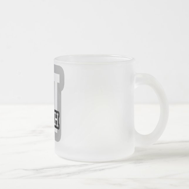 Caneca De Café Vidro Jateado N é para Nash (Direita)