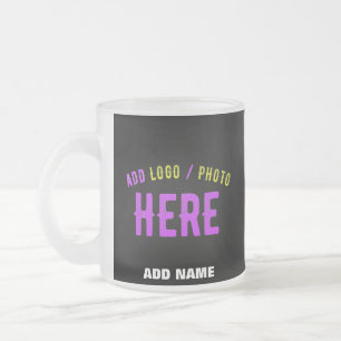 CANECA DE CAFÉ VIDRO JATEADO NA MODA MODERNO PERSONALIZÁVEL NEGRO VERIFICADO CO