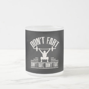 Caneca De Café Vidro Jateado Não Arrume Engraçado Esquadrão de Pesos da Obra