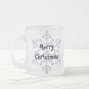 Caneca De Café Vidro Jateado Natal Akita Inu/Shiba Inu