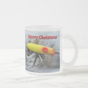Caneca De Café Vidro Jateado Natal Gibbs Darter Vintage Saltwater Lure