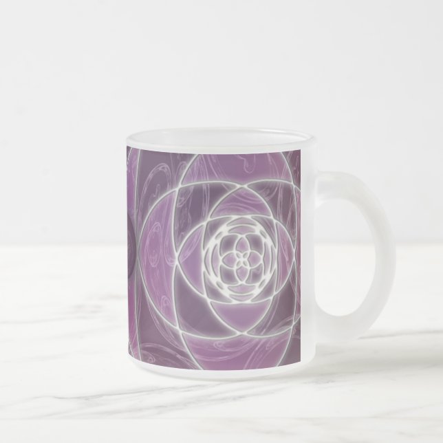 Caneca De Café Vidro Jateado Nautilina Mug (Direita)