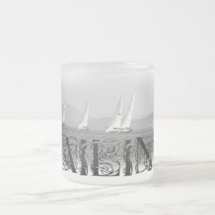Caneca De Café Vidro Jateado Navigação