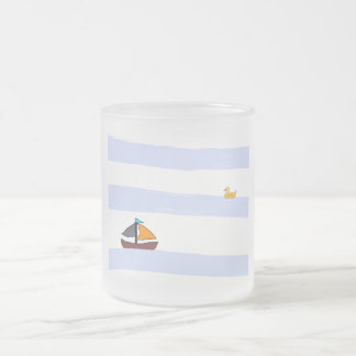 CANECA DE CAFÉ VIDRO JATEADO NAVY COFFEE MUG