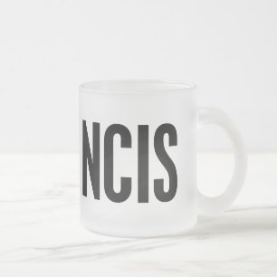 CANECA DE CAFÉ VIDRO JATEADO NCIS