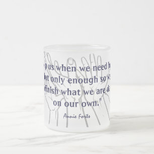 Caneca De Café Vidro Jateado No nossos próprios