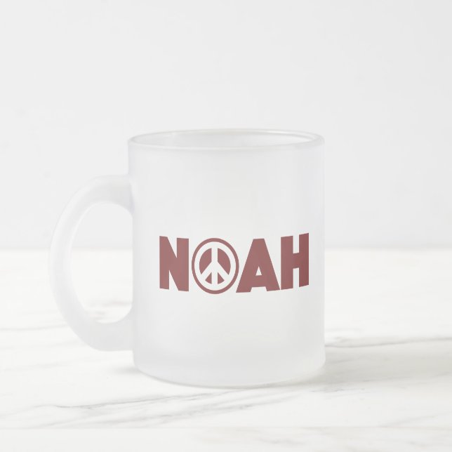 Caneca De Café Vidro Jateado Noah (Esquerda)