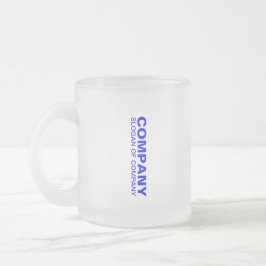 Caneca De Café Vidro Jateado Nome Corporativo Personalizado e Slogan | Melhores