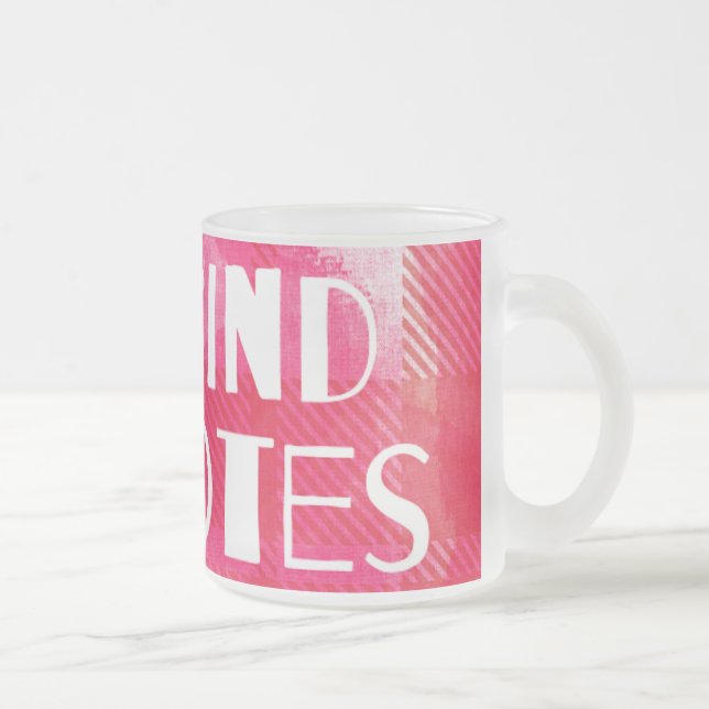 Caneca De Café Vidro Jateado Notas da mente Mug (Direita)