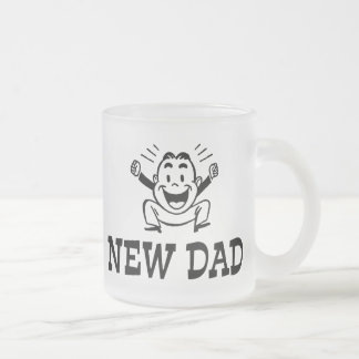Caneca De Café Vidro Jateado Novo papai