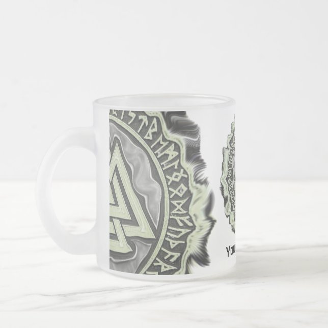 Caneca De Café Vidro Jateado Noz-de-vidro (Averbado) (Esquerda)