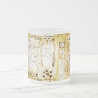 Caneca De Café Vidro Jateado o arteology esboça 1995