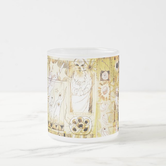 Caneca De Café Vidro Jateado o arteology esboça 1995 (Centro)