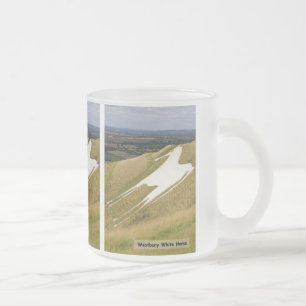 Caneca De Café Vidro Jateado O cavalo