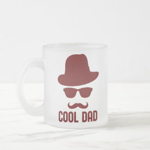 Caneca De Café Vidro Jateado O melhor PAI do Pai do melhor na moda nunca foi pr