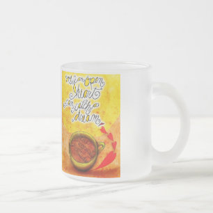 Caneca De Café Vidro Jateado O que meu #Coffee me diz 29 de setembro de 2013