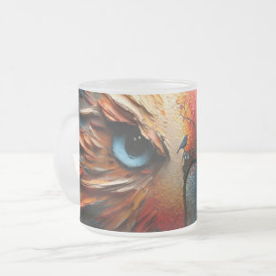 Caneca De Café Vidro Jateado 👁️ 🎨 ☕ Olho da Armada Mug