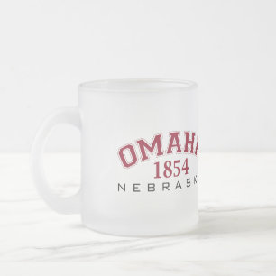 CANECA DE CAFÉ VIDRO JATEADO OMAHA, N.B. - 1854