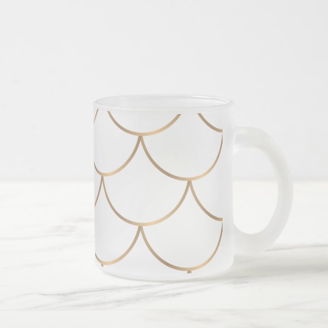 Caneca De Café Vidro Jateado Ornamentos de luxo 2 (Direita)