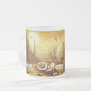 Caneca De Café Vidro Jateado Osterhoffnung em einer apokalyptischen Welt
