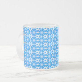 Caneca De Café Vidro Jateado Padrão de Gradiente