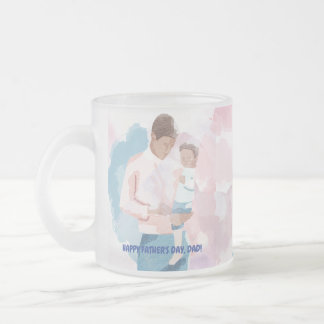 CANECA DE CAFÉ VIDRO JATEADO PADRE E FILHO