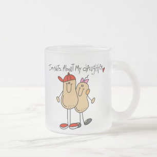 Caneca De Café Vidro Jateado Pai - Louco pela Minha Filha Camisetas e Presentes