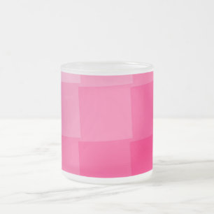 Caneca De Café Vidro Jateado pântano fuchsia