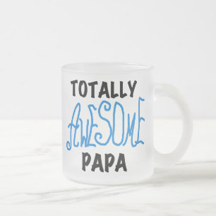 Caneca De Café Vidro Jateado Papas, camisetas e presentes, totalmente incríveis