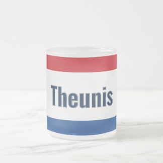 Caneca De Café Vidro Jateado pavilhão neerlandês