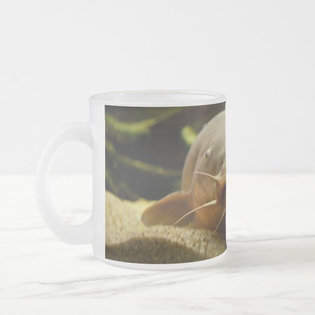Caneca De Café Vidro Jateado Peixe-gato elétrico (Esquerda)
