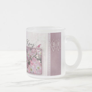 Caneca De Café Vidro Jateado Personalize seu próprio aniversário do 90