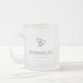 Caneca De Café Vidro Jateado Pharmacist Mug – Wear Your Superpower