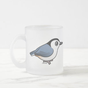 Caneca De Café Vidro Jateado Pica-pau-cinzento Branco-breasted