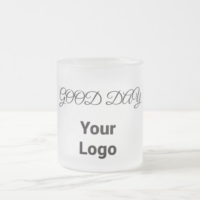 CANECA DE CAFÉ VIDRO JATEADO PINK BOM DIA MUG (Centro)