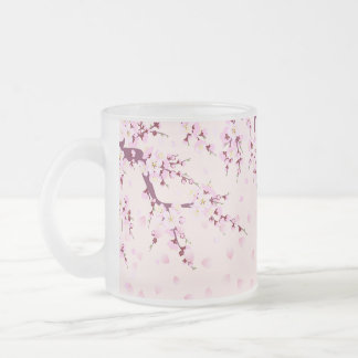 Caneca De Café Vidro Jateado Pink Coffee Mug