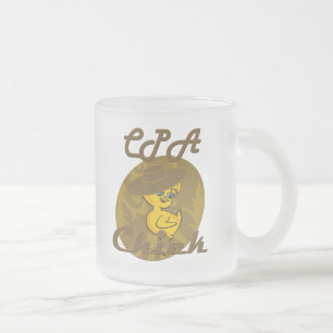 Caneca De Café Vidro Jateado PINTINHO CPA nº 6