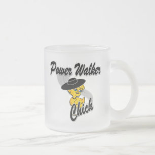 Caneca De Café Vidro Jateado Pintinho Power Walker nº 4