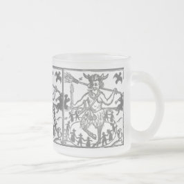 Caneca De Café Vidro Jateado Pisco de peito vermelho Goodfellow (1629)