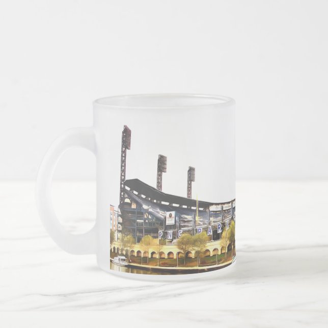 Caneca De Café Vidro Jateado PNC Park Coffee Mug (Esquerda)