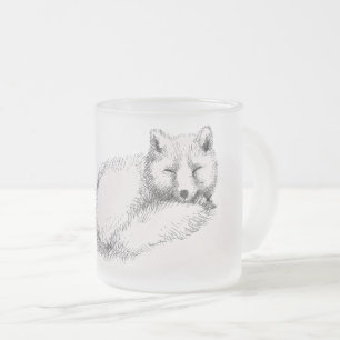CANECA DE CAFÉ VIDRO JATEADO POLAR FOX