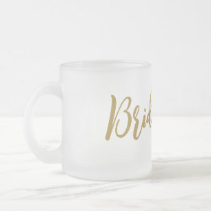 Caneca De Café Vidro Jateado presente de madrinha de casamento simples minimali