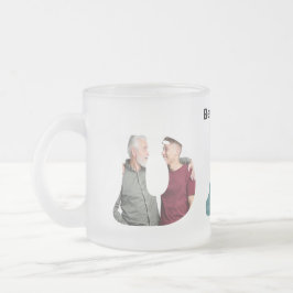 Caneca De Café Vidro Jateado Presente do Dia dos Pais para o Papai \ Melhor Pai