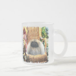 Caneca De Café Vidro Jateado Presentes de Arte Pekingeses