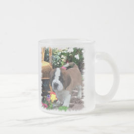 Caneca De Café Vidro Jateado Presentes de Arte São Bernardo