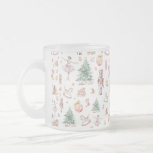 Caneca De Café Vidro Jateado Presentes de Natal para todas as idades Festivo