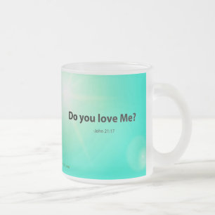 Caneca De Café Vidro Jateado Presentes de páscoa