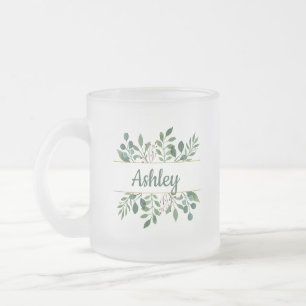 Caneca De Café Vidro Jateado Presentes Personalizados para Damas de Honra   Pre