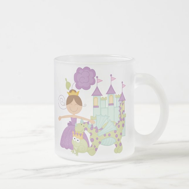 Caneca De Café Vidro Jateado Princesa triguenha (Direita)