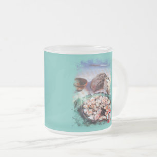 Caneca De Café Vidro Jateado Pulpo a la gallega